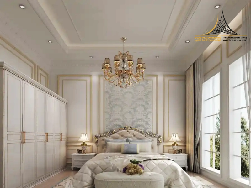 طراحی داخلی سبک کلاسیک اتاق خواب